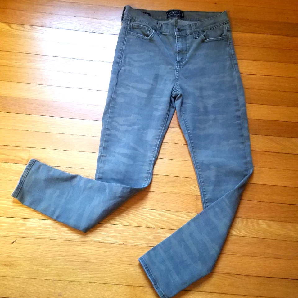 Lucky Brand Brooke Jeans Army Print Lucky Brand Brooke Jeans Army Print